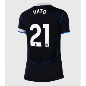 Fotbalové Dres Chelsea Jorrel Hato #21 Dámské Třetí Oblečení 2025-26 Krátký Rukáv